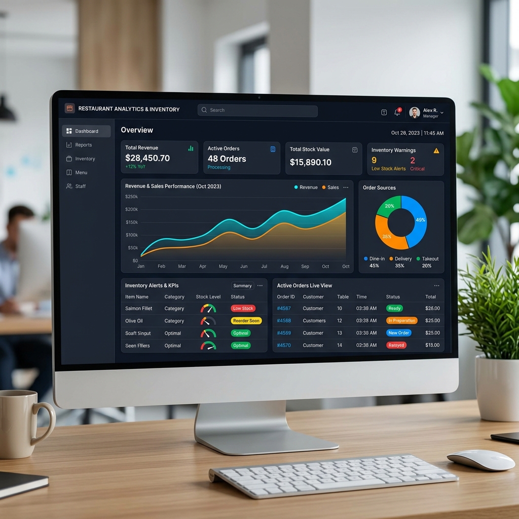 Admin Dashboard Analytics Preview